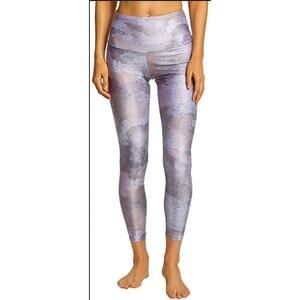 ONZIE Pink Dusk Sleek Legging Animal Yoga Elastic Waist Pull On Size M /L Medium